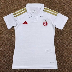26-27 Brazil SC Internacional Away White Women Thailand Soccer Jersey AAA-3079