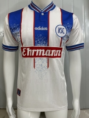 Retro Version 96-98 Karlsruher SC Home White Thailand Soccer Jersey AAA-3932
