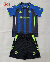 26-27 Real Betis 3rd Away Black&Blue Kids/Youth Soccer Uniform-AY