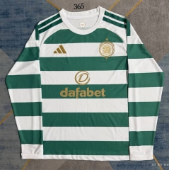 26-27 Celtic Home White&Green LS Thailand Soccer Jersey AAA-9409
