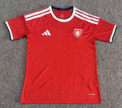 (S-4XL) 27-28 Czech Republic Home Red Thailand Soccer Jersey AAA-0377