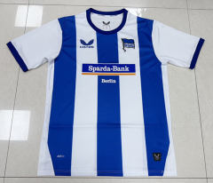 (S-4XL) 26-27 Hertha BSC Home Blue&White Thailand Soccer Jersey AAA-6032