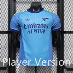 Player Version 26-27 Arsenal Goalkeeper Blue Thailand Soccer Jersey AAA-888