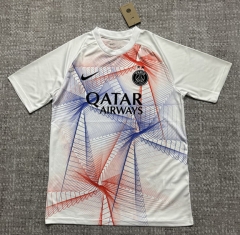 (S-4XL) 26-27 Champions Version PSG White Thailand Soccer Jersey AAA-6723