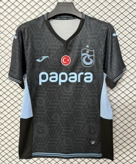 (S-4XL) 26-27 Trabzonspor 2nd Away Black Thailand Soccer Jersey AAA-2044