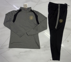 26-27 Manchester City Dark Green Thailand Soccer Tracksuit Uniform-4627