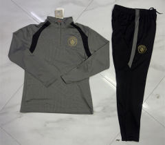 26-27 Manchester City Dark Green Thailand Soccer Tracksuit Uniform-4627
