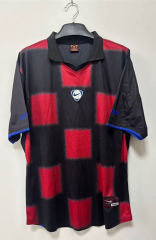 (S-4XL) Retro Version 90 Croatia Red&Black Thailand Soccer Jersey AAA-2483