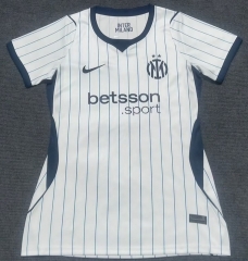 26-27 Inter Milan Away White Women Thailand Soccer Jersey AAA-6400
