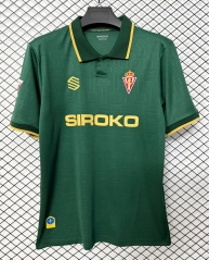 (S-4XL) 26-27 Sporting de Gijón Away Green Thailand Soccer Jersey AAA-2044