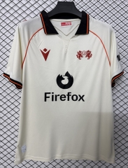 (S-4XL) 26-27 Wrexham 2nd Away Beige Thailand Soccer Jersey AAA-2044