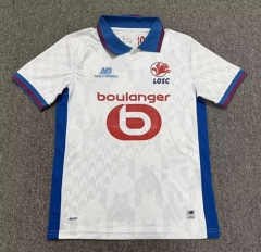 (S-4XL) 26-27 Lille Away White Thailand Soccer Jersey AAA-8025