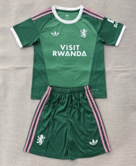 26-27 Aston Villa Goalkeeper Green Soccer Uniform-AY