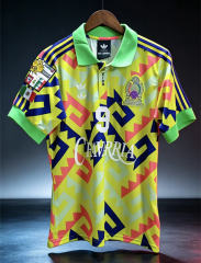 (S-4XL) 26-27 Joint Version Mexico Green (#9 Mexico) Thailand Soccer Jersey AAA-3402