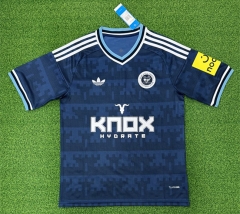 (S-4XL) 26-27 Newcastle United Away Blue Thailand Soccer Jersey AAA-403