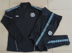 26-27 Olympique de Marseille Black Thailand Soccer Tracksuit-815