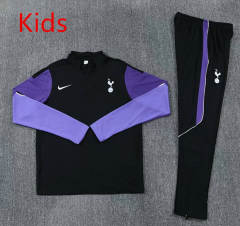 26-27 Tottenham Hotspur Black Kids/Youth Tracksuit-2315