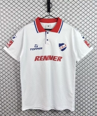Retro Version 1994 Club Nacional de Football Home White Thailand Soccer Jersey AAA-3257