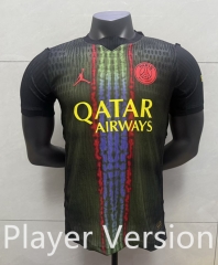(S-3XL) Player Version 26-27 PSG 2nd Away Black Thailand Soccer Jersey AAA-6352