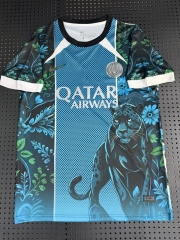 26-27 Wild Leopard Version PSG Blue&Black Thailand Soccer Jersey AAA-0731
