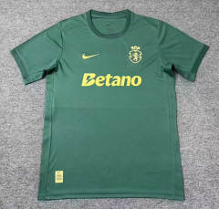 (S-4XL) 26-27 Special Version Sporting Lisbon Clube de Portugal Green Thailand Soccer Jersey AAA-2483
