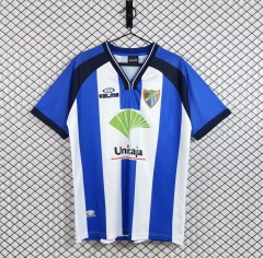 Retro Version 99-01 Málaga CF Home Blue&White Thailand Soccer-3257