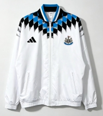 26-27 Newcastle United White Thailand Training Trench Coats-5486