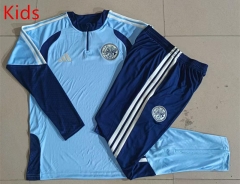 26-27 Ajax Light Blue Kids/Youth Soccer Tracksuit-815