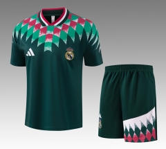 26-27 Retro Version Real Madrid Green Thailand Soccer Training Uniform-418