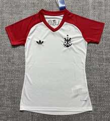 26-27 Flamengo White Women Thailand Soccer Training Jersey AAA-4506