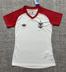 26-27 Flamengo White Women Thailand Soccer Training Jersey AAA-4506
