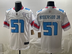 Houston Texans 5 Generations White #51 NFL Jersey-0840