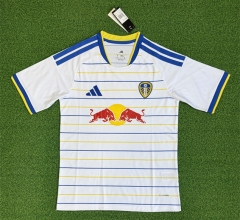 (S-4XL) 26-27 Leeds United Home White Thailand Soccer Jersey AAA-403