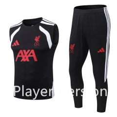 (S-3XL) Player Version 26-27 Liverpool Black Thailand Soccer Vest Uniform-9926