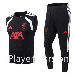 (S-3XL) Player Version 26-27 Liverpool Black Thailand Soccer Vest Uniform-9926