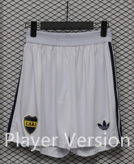 (S-3XL) Player Version 26-27 Boca Juniors Away White Thailand Soccer Shorts-888