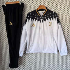 26-27 Juventus FC White Thailand Soccer Coat Uniform-9633