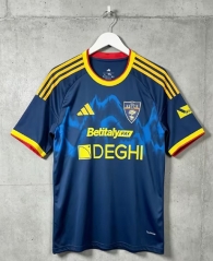 26-27 US Lecce 2nd Away Royal Blue Thailand Soccer Jersey AAA-6156