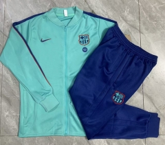 26-27 Barcelona Light Green Thailand Soccer Jacket Uniform-815