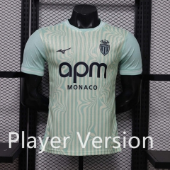 Player Version 26-27 Monaco 2nd Away Light Green Thailand Soccer Jersey AAA-888
