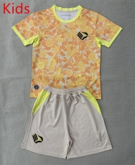 26-27 US Città di Palermo Away Yellow&Orange Kids/Youth Soccer Uniform-AY