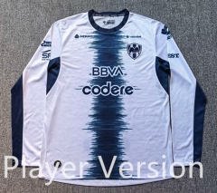 (S-4XL) Player Version 26-27 Monterrey Away White LS Thailand Soccer Jersey AAA-5492