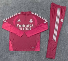 26-27 Real Madrid Rose Red Thailand Soccer Tracksuit-2315
