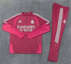26-27 Real Madrid Rose Red Thailand Soccer Tracksuit-2315
