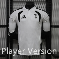 (S-3XL) Player Version 26-27 Juventus White LS Tracksuit Top-888
