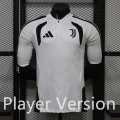 (S-3XL) Player Version 26-27 Juventus White LS Tracksuit Top-888