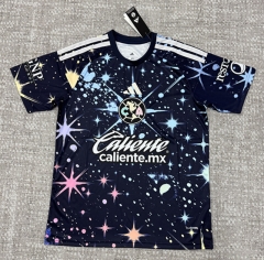 (S-4XL) 26-27 Star Version Club America 2nd Away Royal Blue Thailand Soccer Jersey AAA-4506