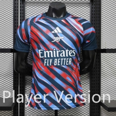 Player Version 26-27 Arsenal Red&Blue Thailand Training Soccer Jersey AAA-888