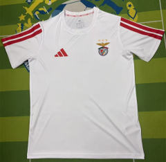 (S-4XL) 26-27 Benfica White Thailand Training Soccer Jersey AAA-5303