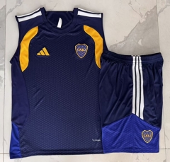 26-27 Boca Juniors Royal Blue Thailand Soccer Vest Tracksuit-815